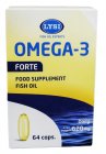 Maisto papildas žuvų taukai LYSI Omega - 3 Forte N64