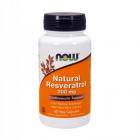 Maisto papildas NOW Natural Resveratrol 200mg 60 veg. kaps.