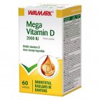 Maisto papildas WALMARK MEGA Vitamin D 2000 IU kapsulės N60