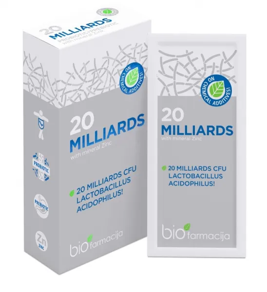 Maisto papildas 20 MILLIARDS milteliai N7