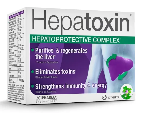Maisto papildas 3C PHARMA Hepatoxin tabletės N60
