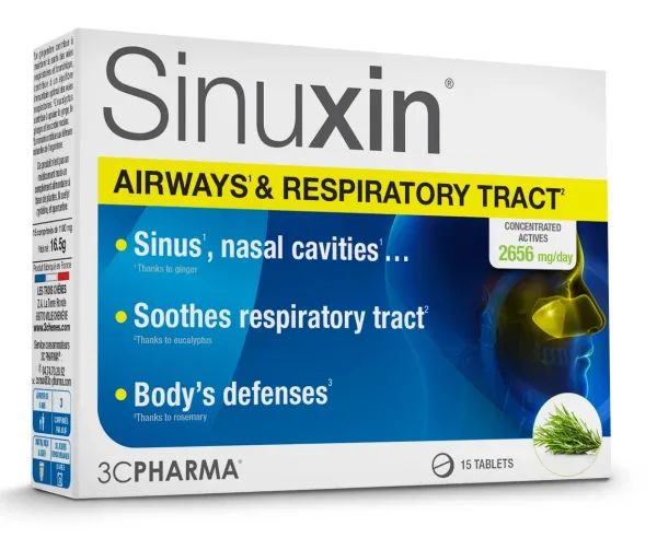 Maisto papildas 3C PHARMA Sinuxin tabletės nuo 6m. N15