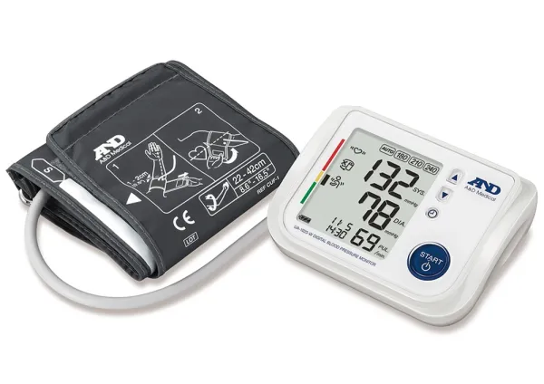 Kraujospūdžio matuoklis automatinis AND UA-1020-W su universalaus dydžio W (22-42cm) manžete