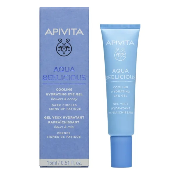 APIVITA AQUA BEELICIOUS paakių gelis 15ml