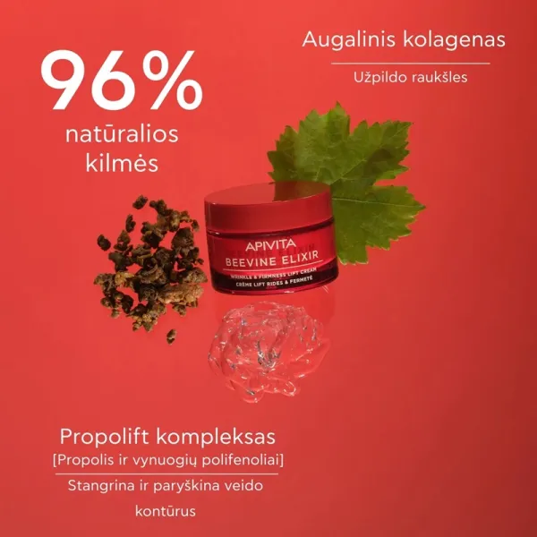 APIVITA BEEVINE ELIXIR RICH veido kremas 50ml