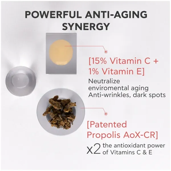 APIVITA C15 Propolis Correct veido serumas 30ml