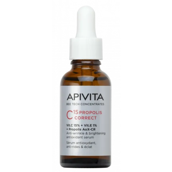 APIVITA C15 Propolis Correct veido serumas 30ml