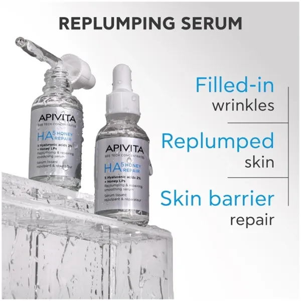 APIVITA HA5 Honey Repair veido serumas 30ml