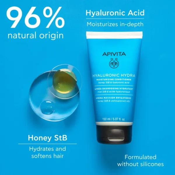APIVITA Hyaluronic Hydra kondicionierius 150ml