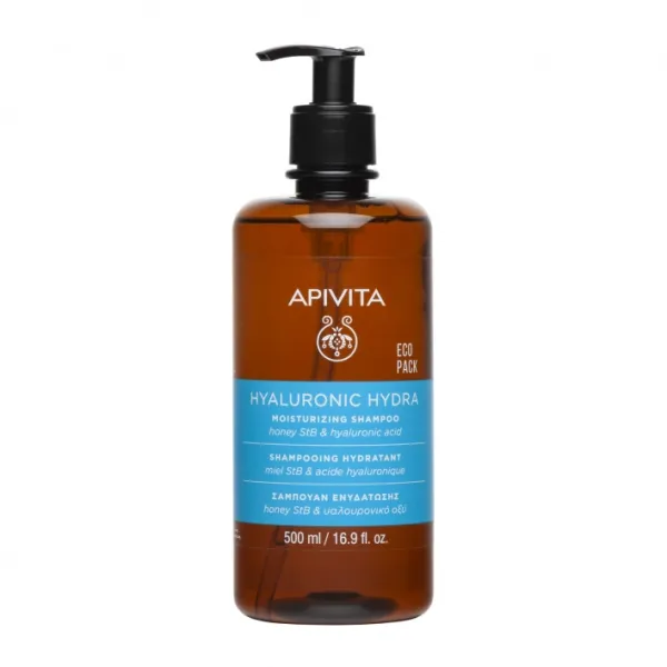 APIVITA Hyaluronic Hydra šampūnas drėkinamasis 500ml