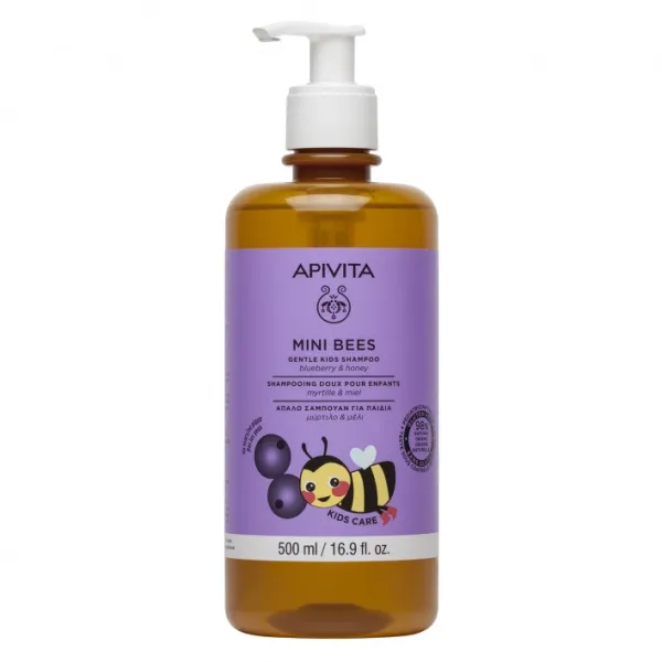 APIVITA Kids šampūnas Blueberry & Honey 500ml