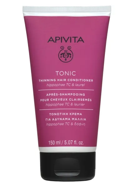 APIVITA kondicionierius tonizuojamasis slenkantiems plaukams 150ml