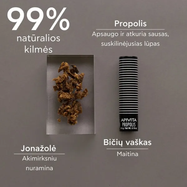 APIVITA lūpų pieštukas su propoliu 4.4g