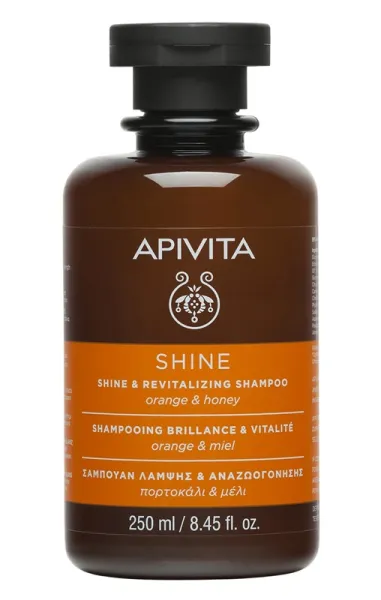 APIVITA šampūnas žvilgesio suteikiantis 250ml