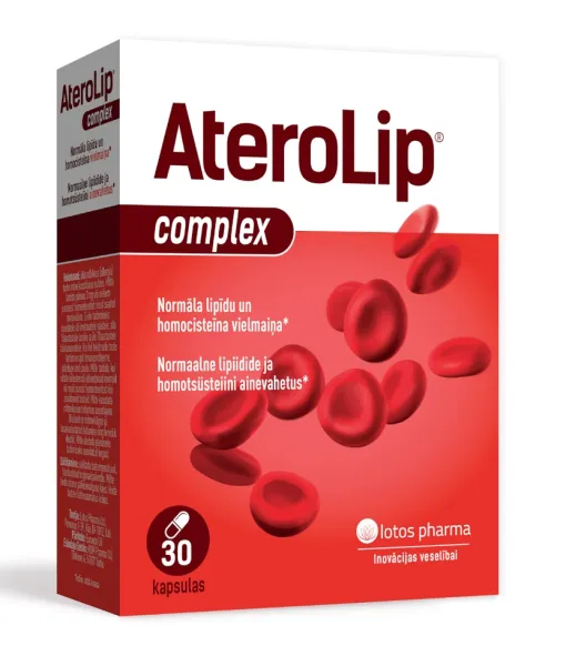 Maisto papildas AteroLip complex kapsulės N30