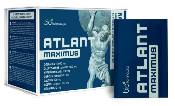 Maisto papildas ATLANT MAXIMUS milteliai N28