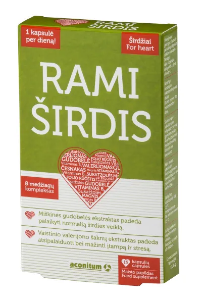 Maisto papildas Rami širdis N15