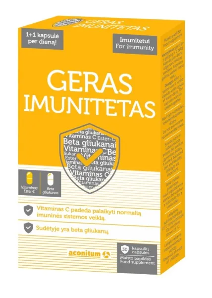 Maisto papildas GERAS IMUNITETAS N30