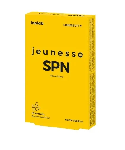 Maisto papildas INOLAB jeunesse SPN (Spermidinas) kapsulės N30