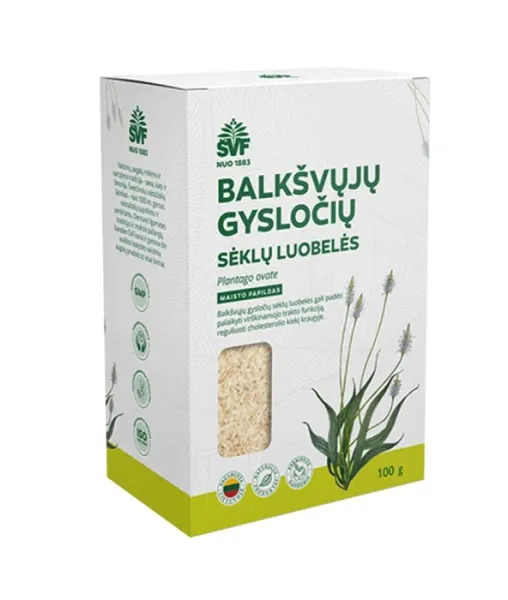 Maisto papildas ŠVF maistinės skaidulos žarnynui su ciberžole 100g