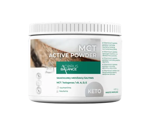 Maisto papildas Acorus Balance MCT Active Powder milteliai 400g
