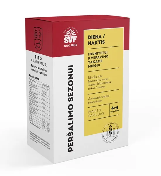 Maisto papildas ŠVF Peršalimo sezonui geriamasis tirpalas paketėliuose 20g N4+N4