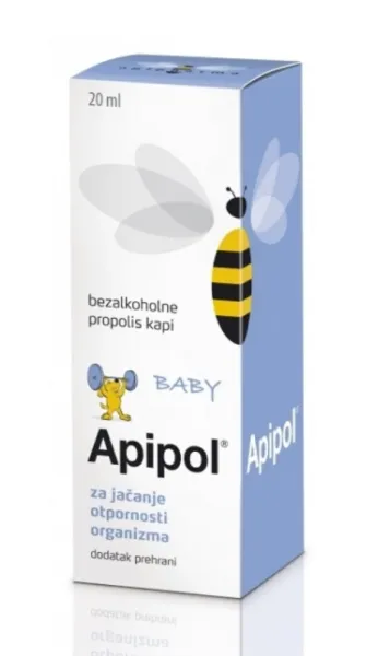 Maisto papildas APIPOL BABY propolio lašai 20ml
