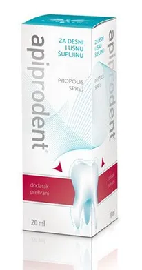 APIPRODENT purškalas dantenoms 20ml