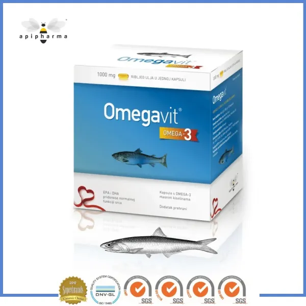 OMEGAVIT žuvų taukai N120