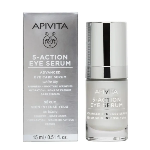 APIVITA 5-ACTION paakių serumas 15ml