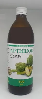 Artišokų sultys su vitaminu C 500ml