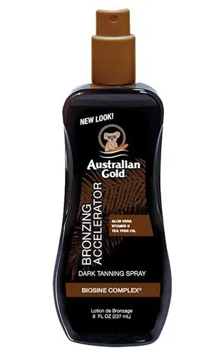 AUSTRALIAN GOLD įdegį skatinantis pienelis su bronzantais ACCELERATOR 237ml