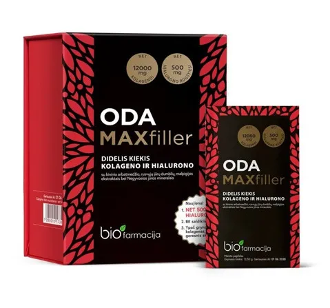 Maisto papildas bioODA MAXfiller milteliai N28