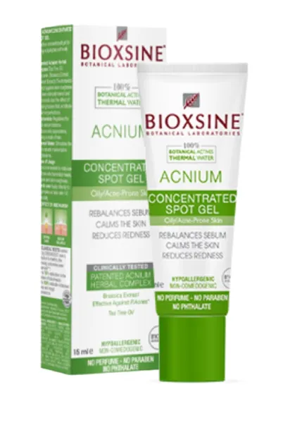 BIOXSINE koncentruotas gelis nuo spuogų 15ml