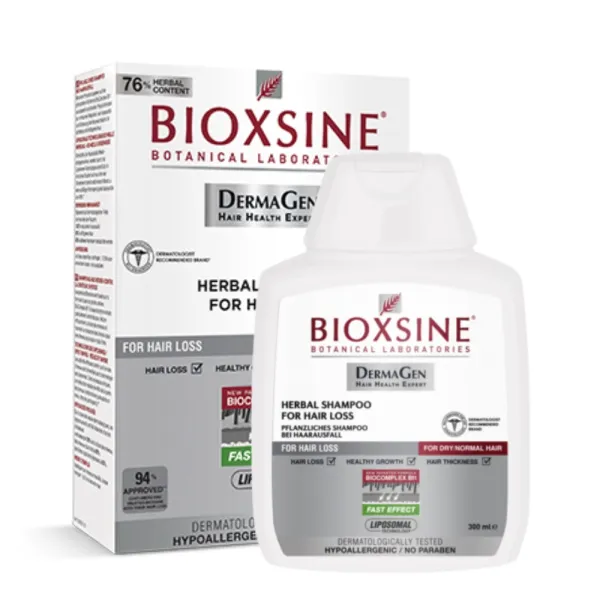 BIOXSINE šampūnas nuo plaukų slinkimo normaliems/sausiems plaukams 300ml