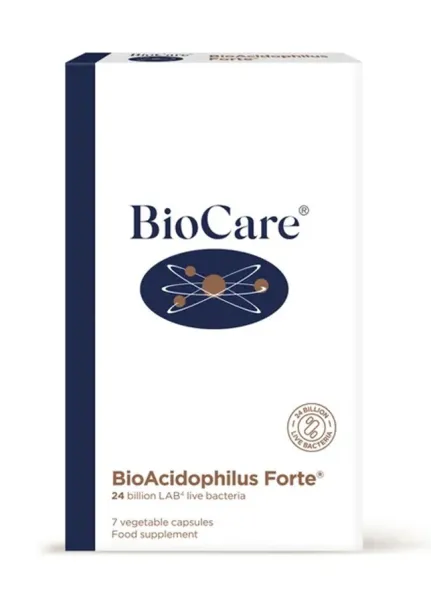 Maisto papildas BioCare BioAcidophilus Forte® - 7 dienų kursas N7
