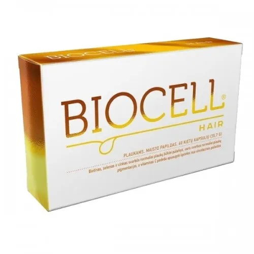 Maisto papildas plaukams BIOCELL Hair N60