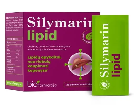 Maisto papildas SILYMARIN Lipid milteliai N28