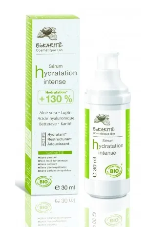 BIOKARITE intensyvaus drėkinimo serumas su hialurono rūgštimi 30ml