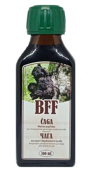 Maisto papildas ČAGA BFF 100ml (koncentratas geriamąjam tirpalui paruošti)