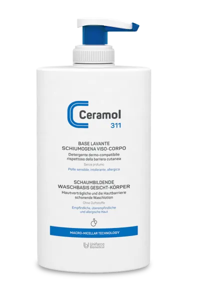 CERAMOL 311 veido ir kūno prausiamasis losjonas 400ml