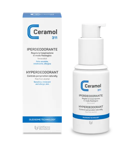 CERAMOL 311 HYPERDEODORANT dezodorantas jautriai ir alergiškai odai 75ml