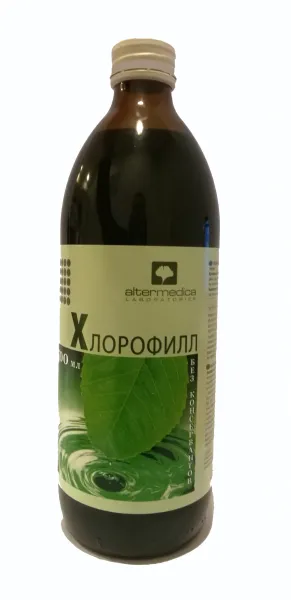 Maisto papildas CHLOROFILAS iš liucernos 500ml