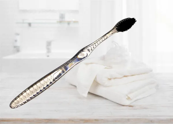 Dantų šepetėlis su ŠUNGITU (bespalvis)