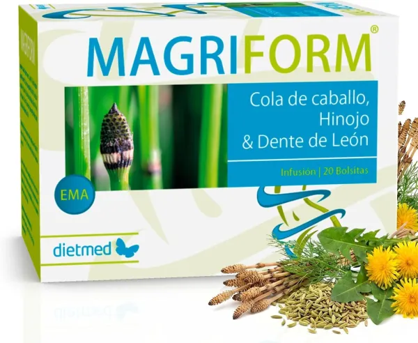 Maisto papildas DIETMED MAGRIFORM arbatos pakeliai N20