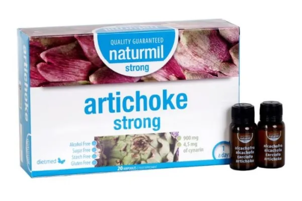 Maisto papildas DIETMED Artichoke strong (Artišokas) buteliukai 20x15ml