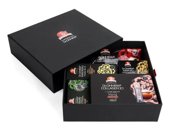 Dr.OHHIRA dovanų dėžutė (kolagenas+gerosios bakterijos+fermentuotas ekstraktas+muilas)