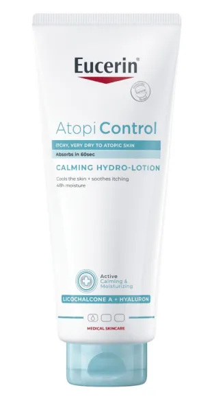 EUCERIN AtopiControl raminamasis drėkinamasis kūno ir veido losjonas 400ml