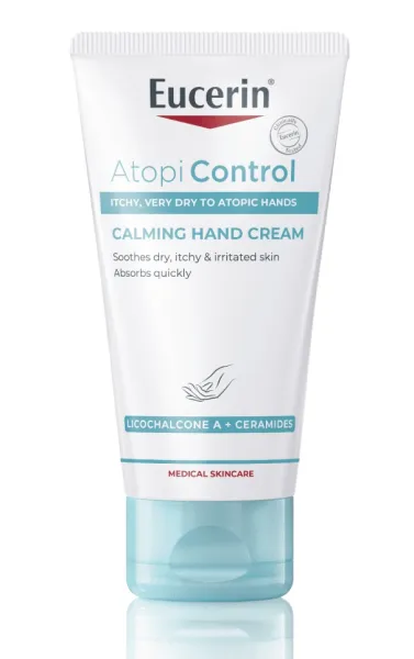 EUCERIN AtopiControl rankų kremas sausai, atopinei odai 75ml