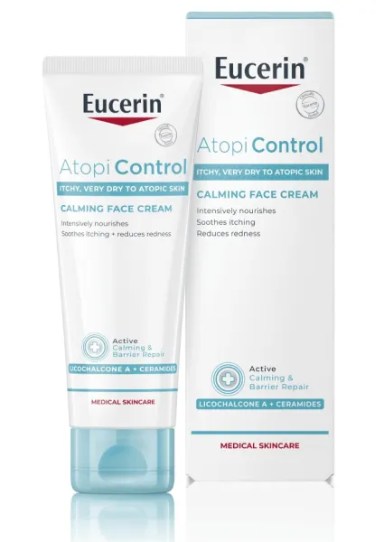 EUCERIN AtopiControl veido kremas atopinei odai 50ml